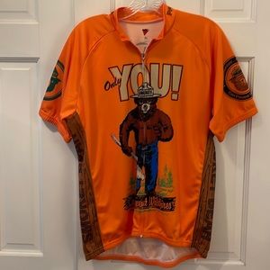 Smokey the Bear Retro Cycling Shirt XL